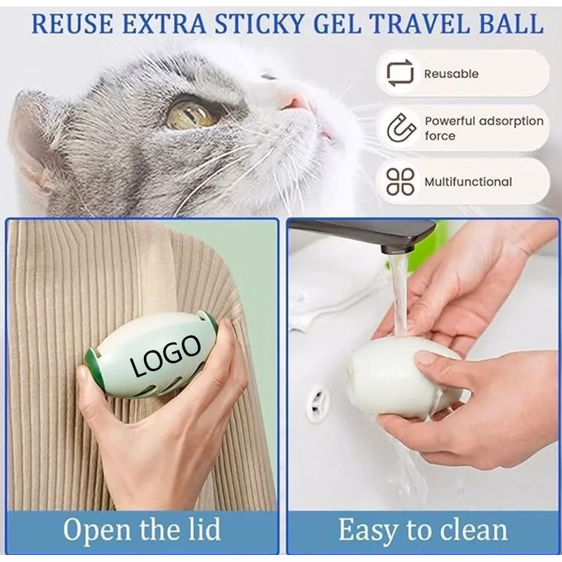Reusable Diatomite Lint Roller Ball