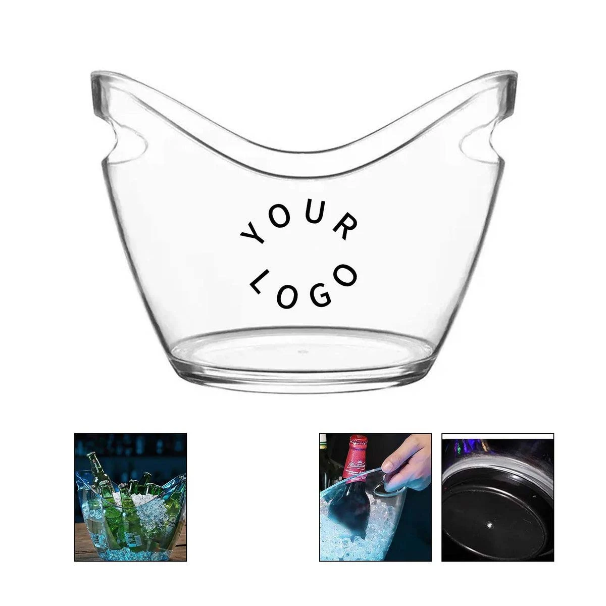 Large Capacity Acrylic Ice Bucket for Drinks 1