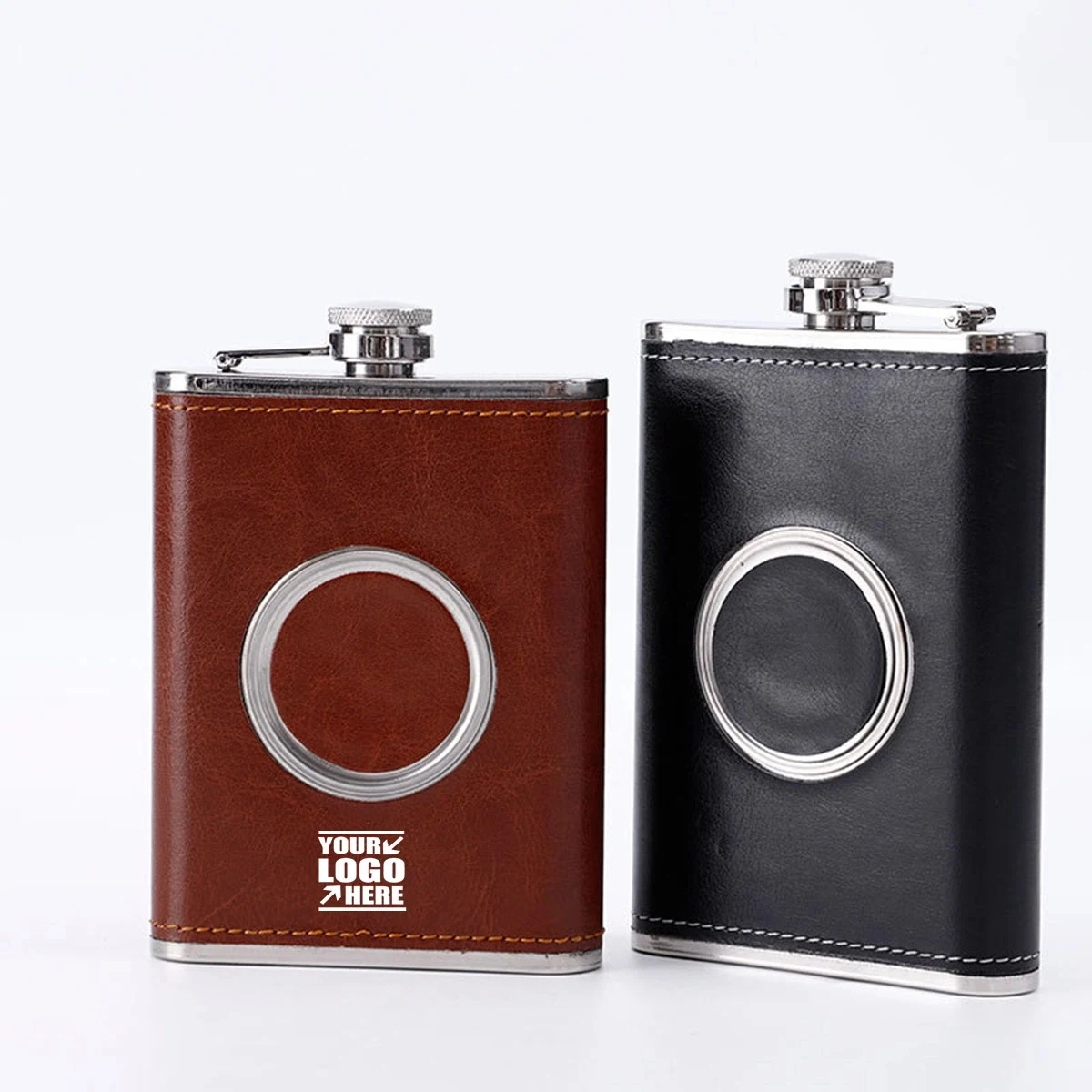 Stainless Steel 8 Oz Hip Flask 1