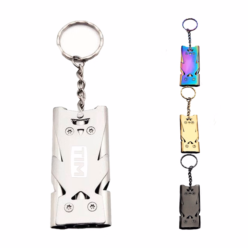 Stainless Steel Emergency Three-Tube Whistle