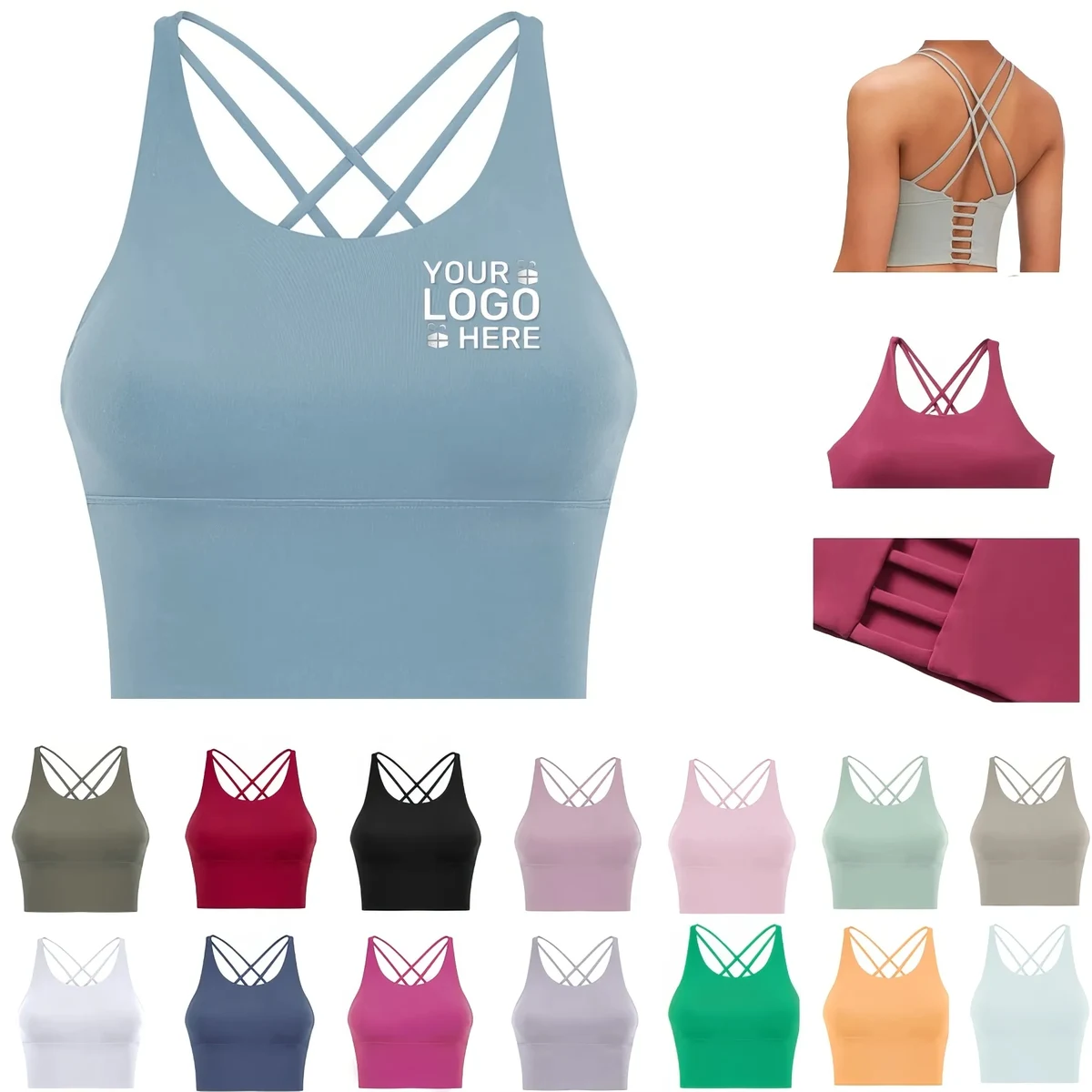 Cross Back Sports Yoga Wear 1