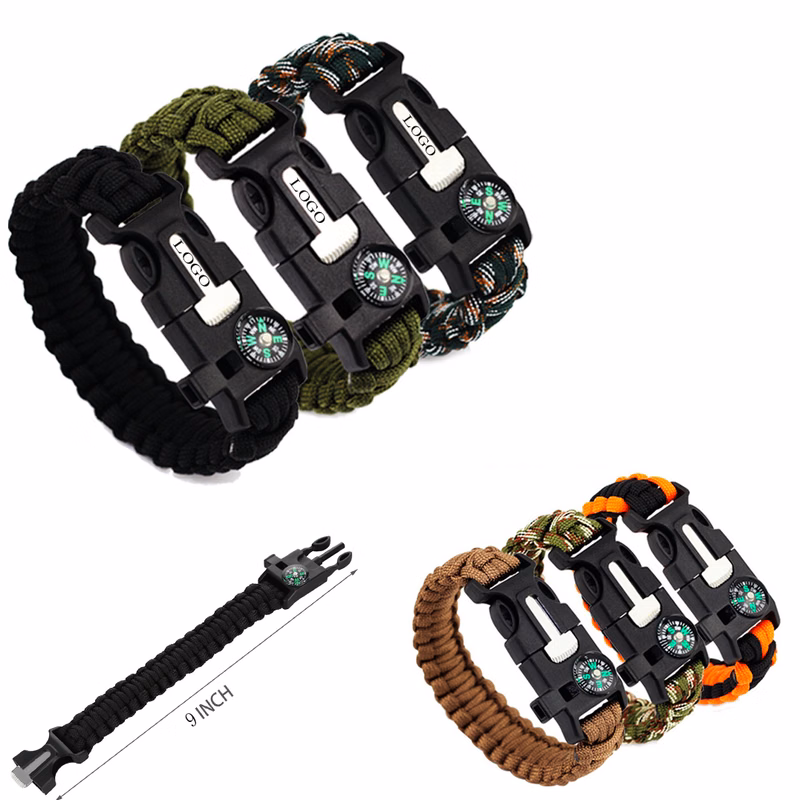 5 in 1 Paracord Bracelet Survival Gear