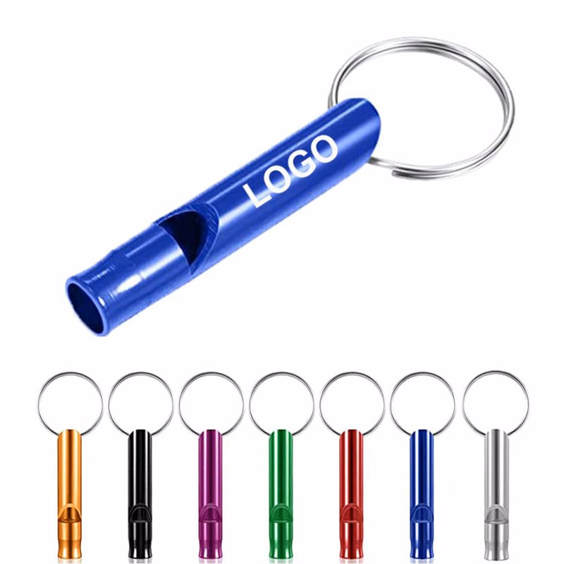 Emergency Aluminum Keychain Whistle For Outdoor