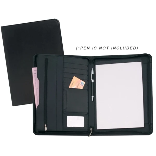 Executive Leatherette Padfolio with zipper 1