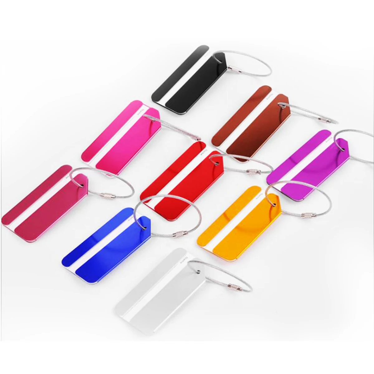 Clear Acrylic Luggage Tag 1