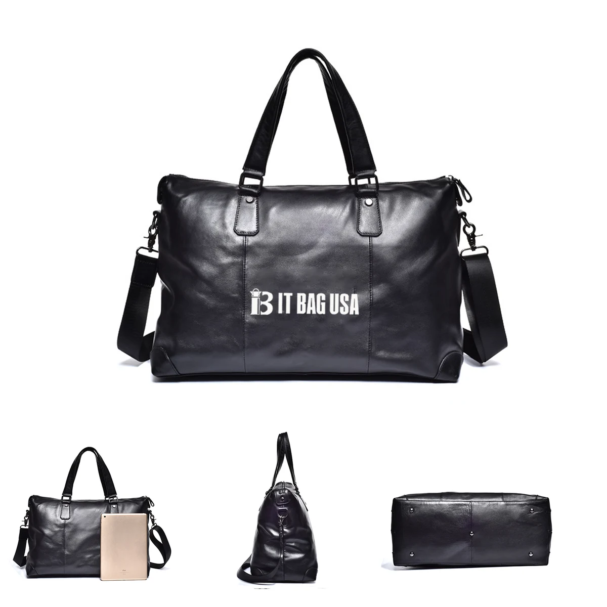 Leather Carry On Bag 1