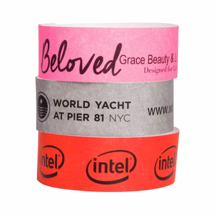 1" Custom DuPont™ Tyvek® Wristband