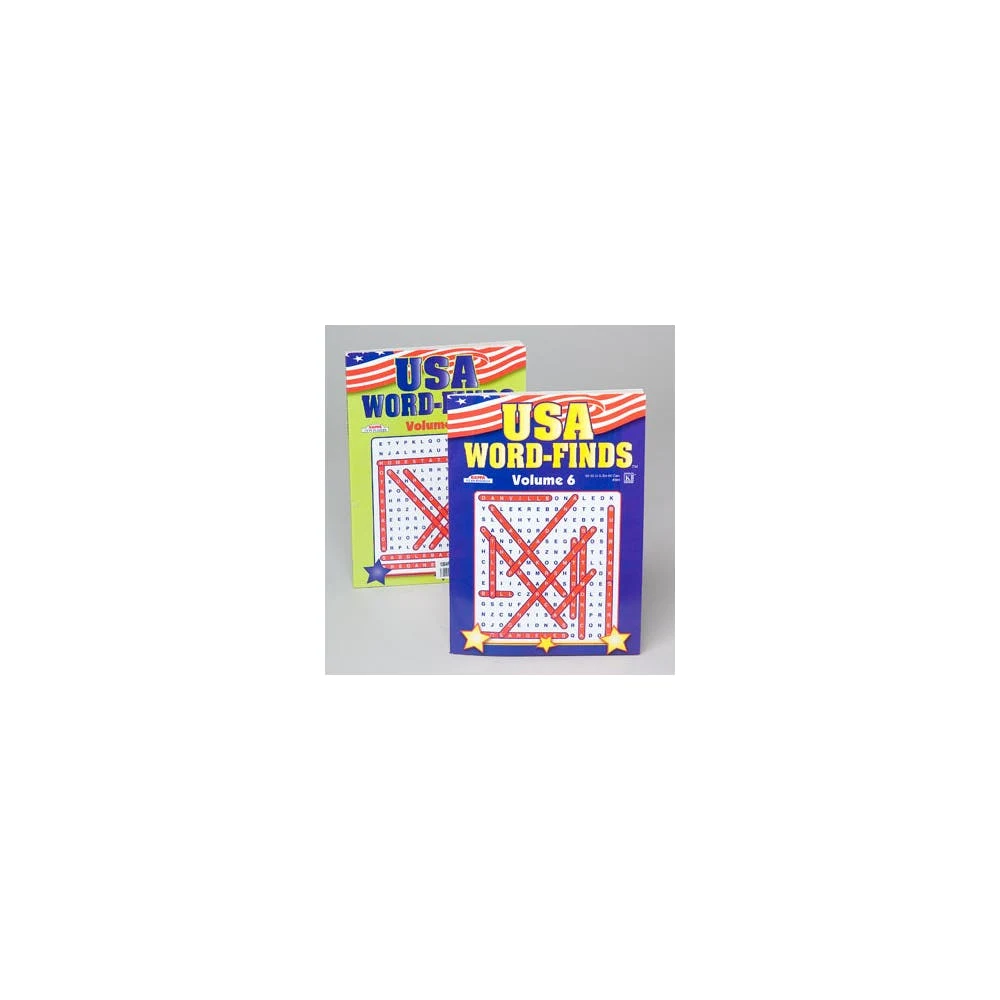 Word Find Puzzles - USA Theme 96 pages Two Titles 1