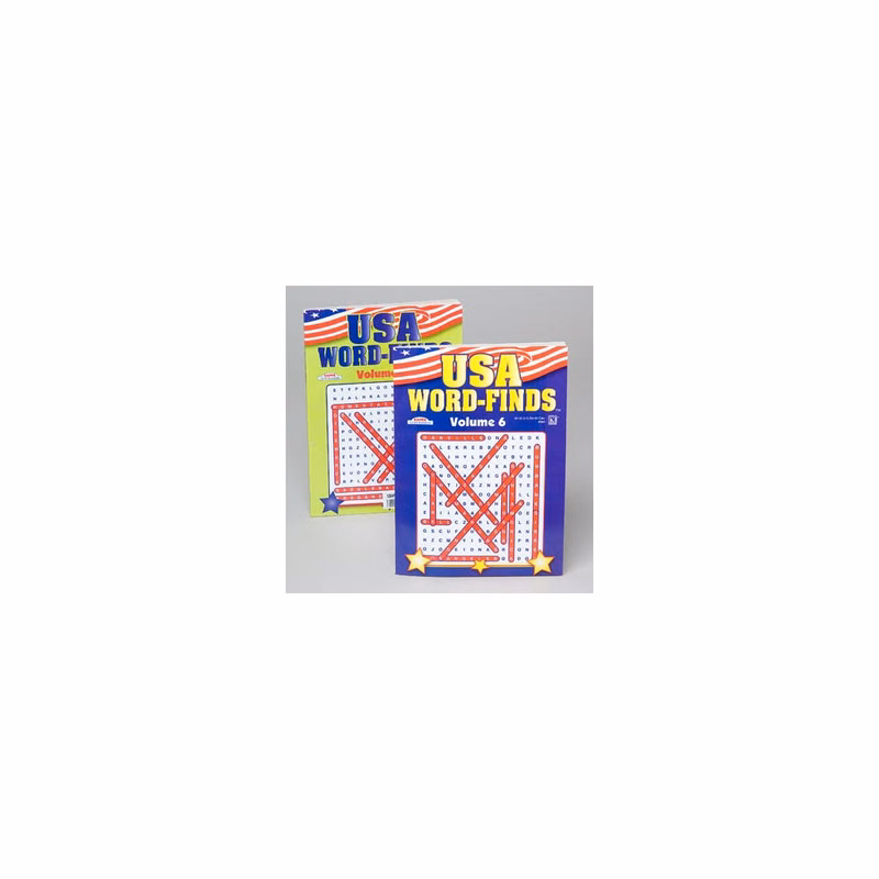 Word Find Puzzles - USA Theme 96 pages Two Titles