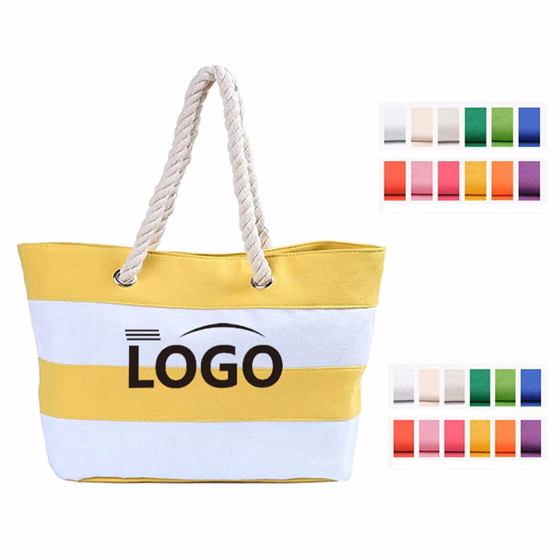 Cotton Canvas Boat Tote