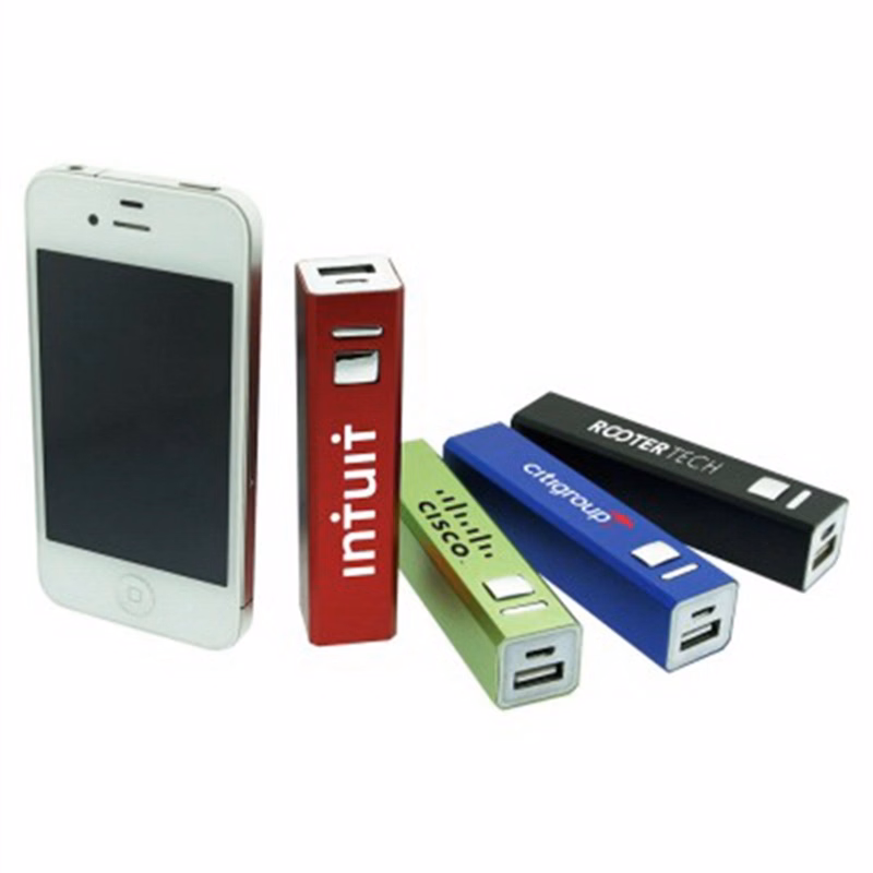 2200 mAh Metallic Portable Power Bank Charger