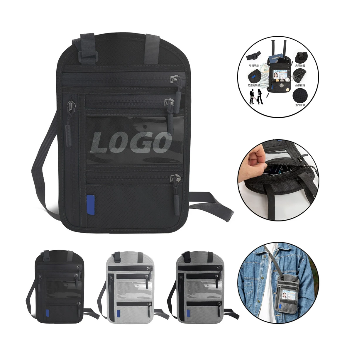 Multi-functional Neck Passport Holder 1