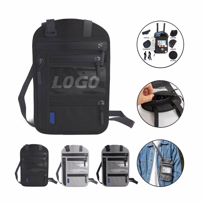 Multi-functional Neck Passport Holder