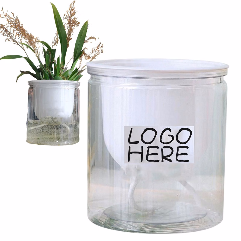 Self-Watering Flower Pot Indoor Planter with Water Reservoir