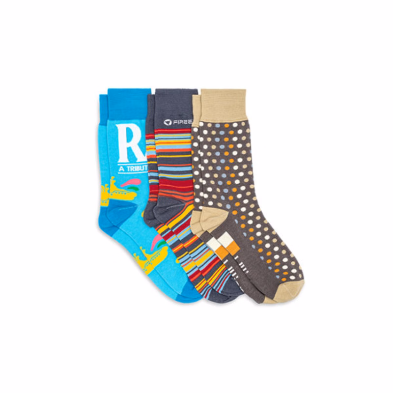 Pantone Matched Jacquard Dress Socks