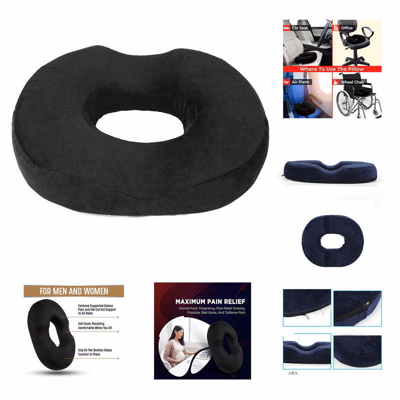 Donut Pillow Seat Cushion