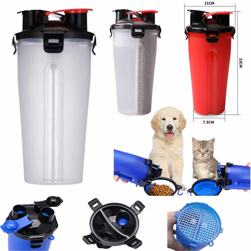 2 in 1 Portable Pet Food Water Cup