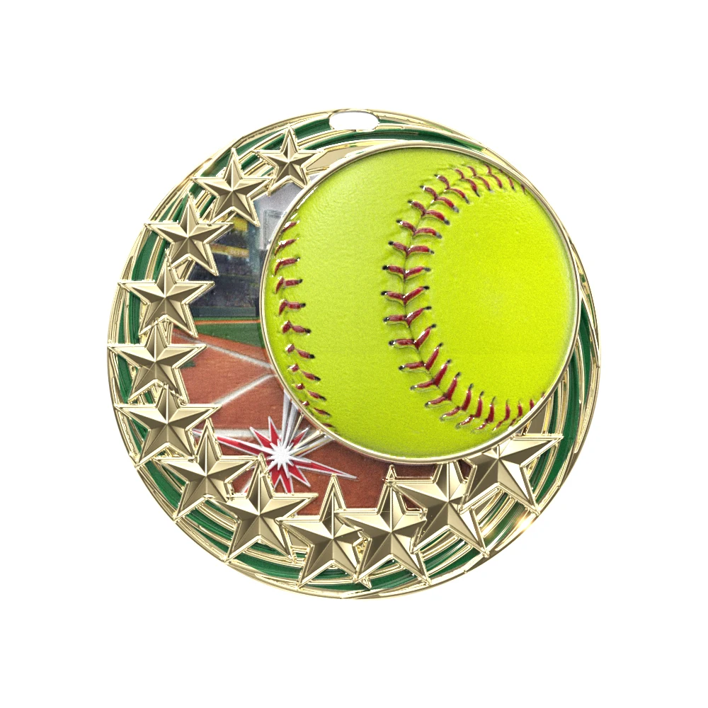Star Blast Medal - Softball 1