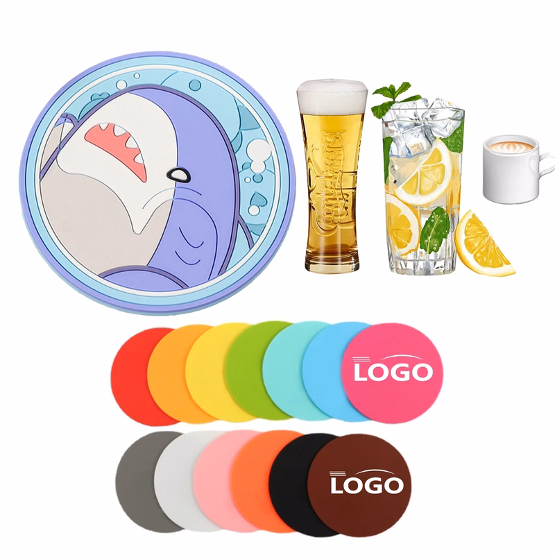 Round Shaped PVC Coaster