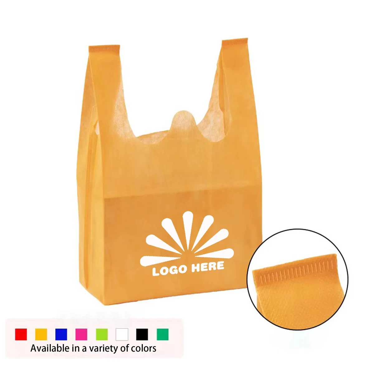 Non-Woven Vest Bag With Customized Logo 1