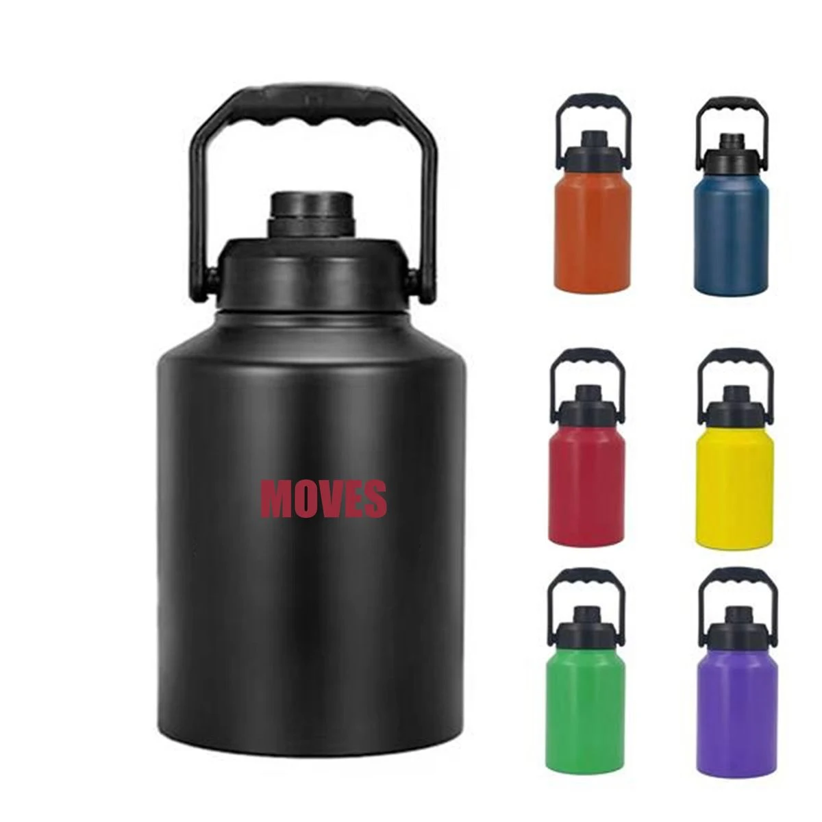 66Oz Insulated Water Bottle With Ergonomic Handle, custom water bottle with logo imprint 1