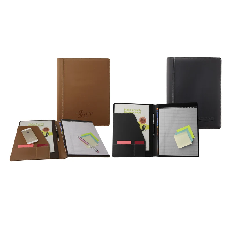 Concord Non Zippered Leather Padfolio (English Tan) 1