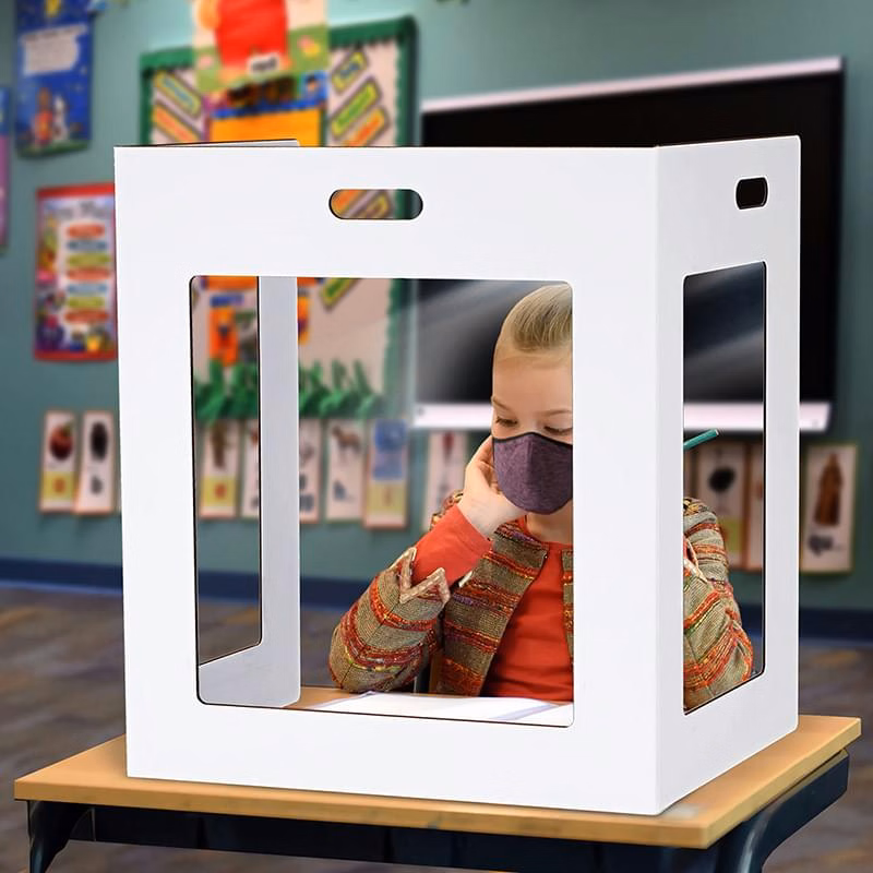 Cardboard Distancing Barrier