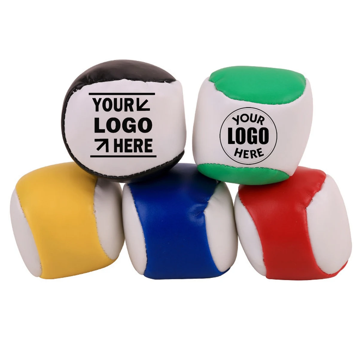 2" Two-Tone Hacky Sack Kick Ball 1