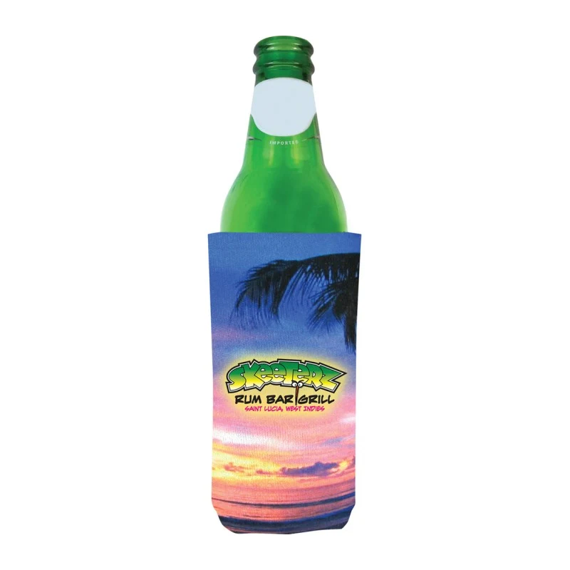 Full Color Foam Bottle Cooler, 12 oz. 1