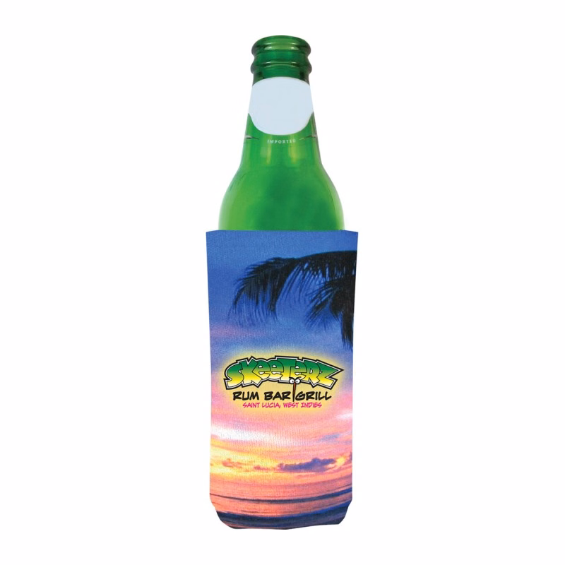 Full Color Foam Bottle Cooler, 12 oz.