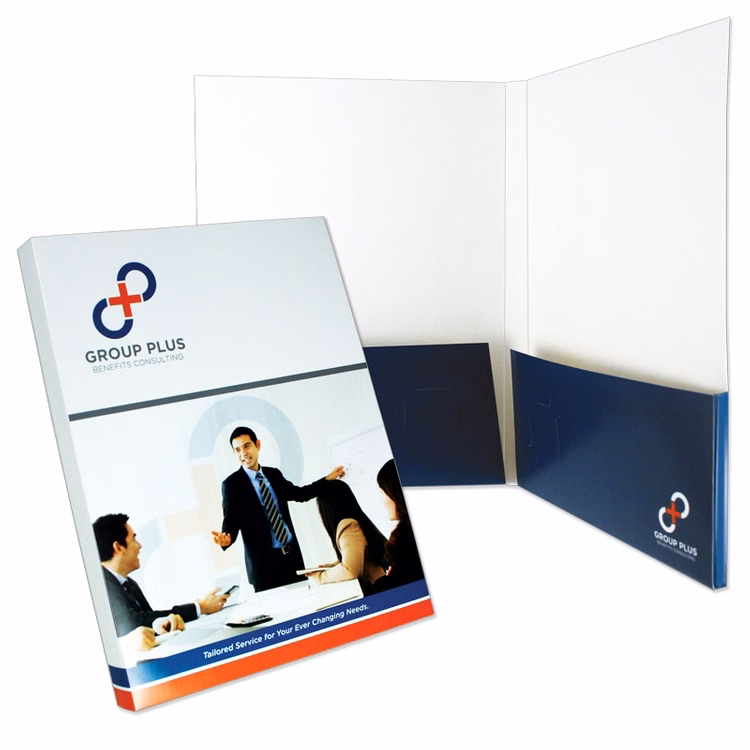Extra Capacity Box Pocket Presentation Folders