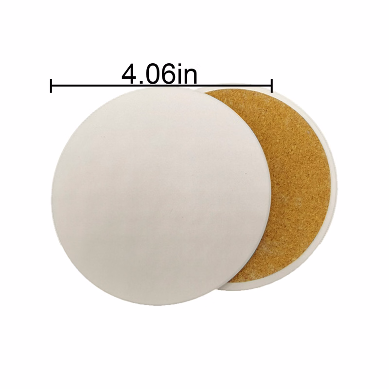 MOQ 10 pcs Ceramic Coaster