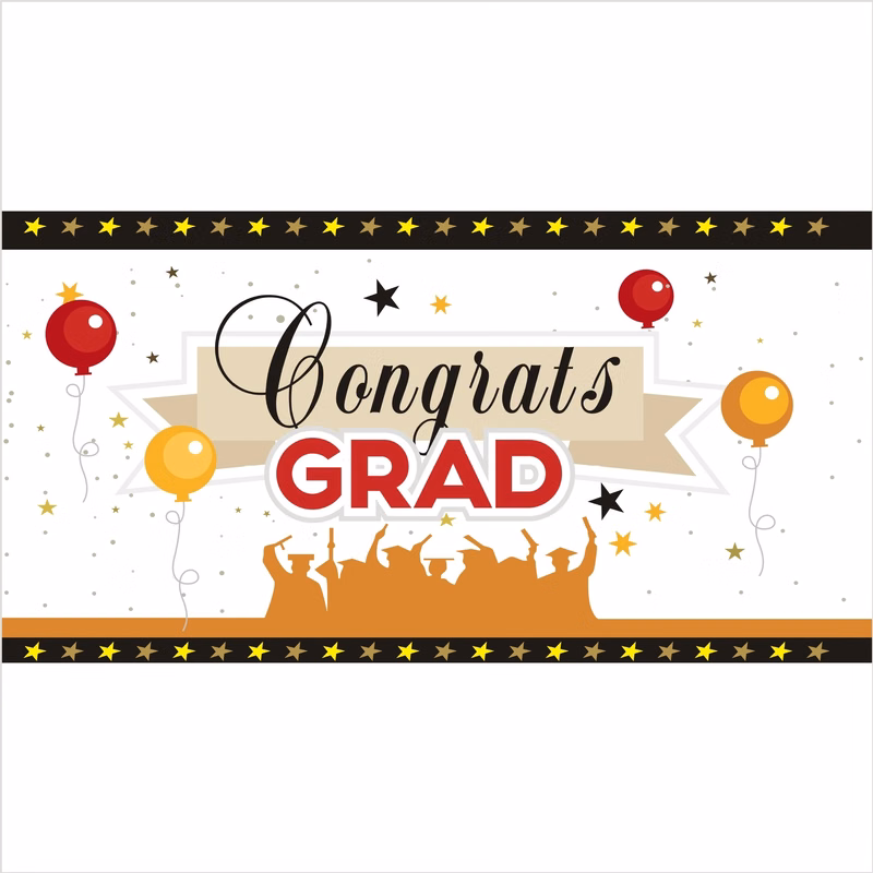 Grad Banners Graduation Flag
