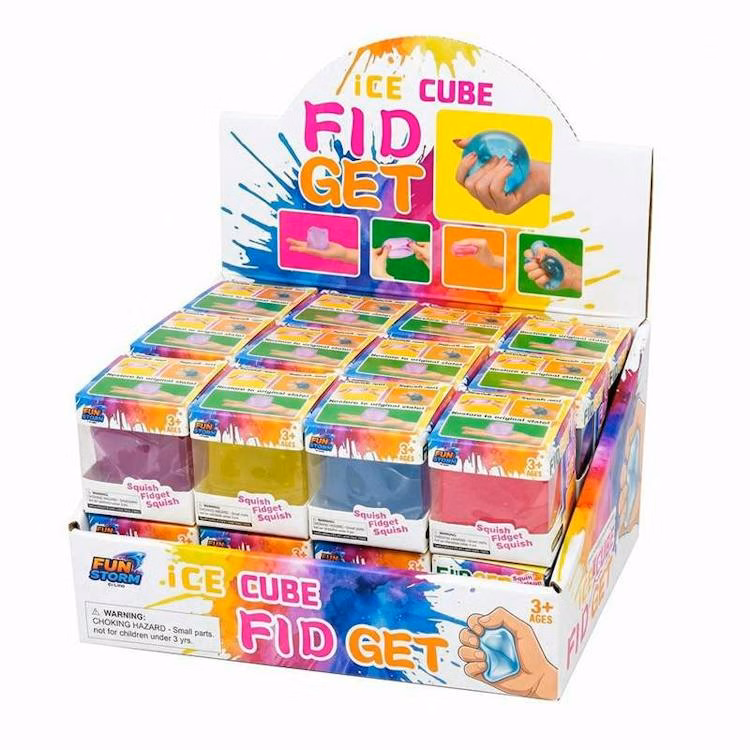Squeeze Cube Fidget Toy - Assorted