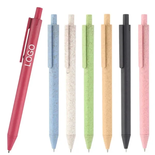 Eco friendly Wheat Straw Ball Pens 1