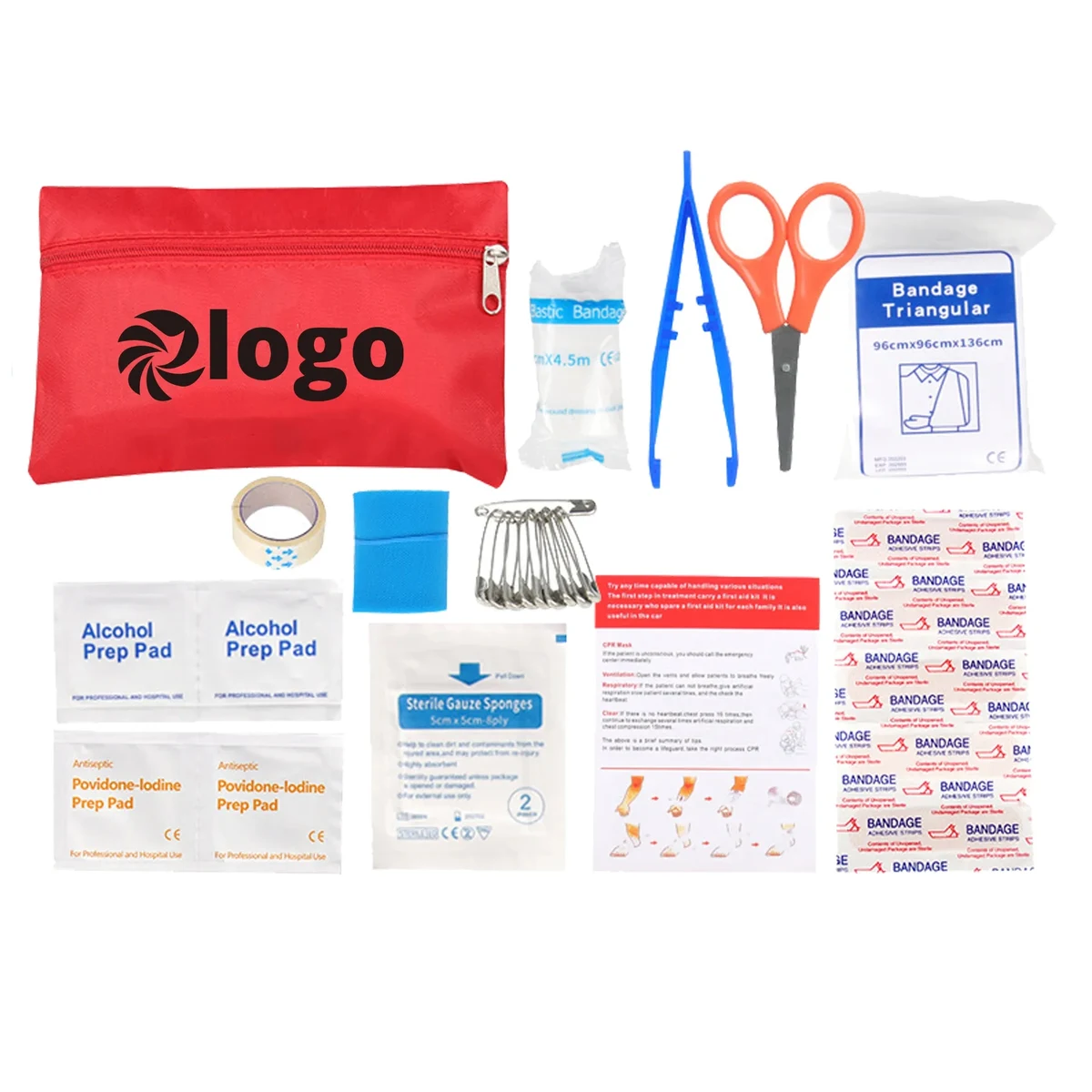 13 Piece First Aid Kit 1