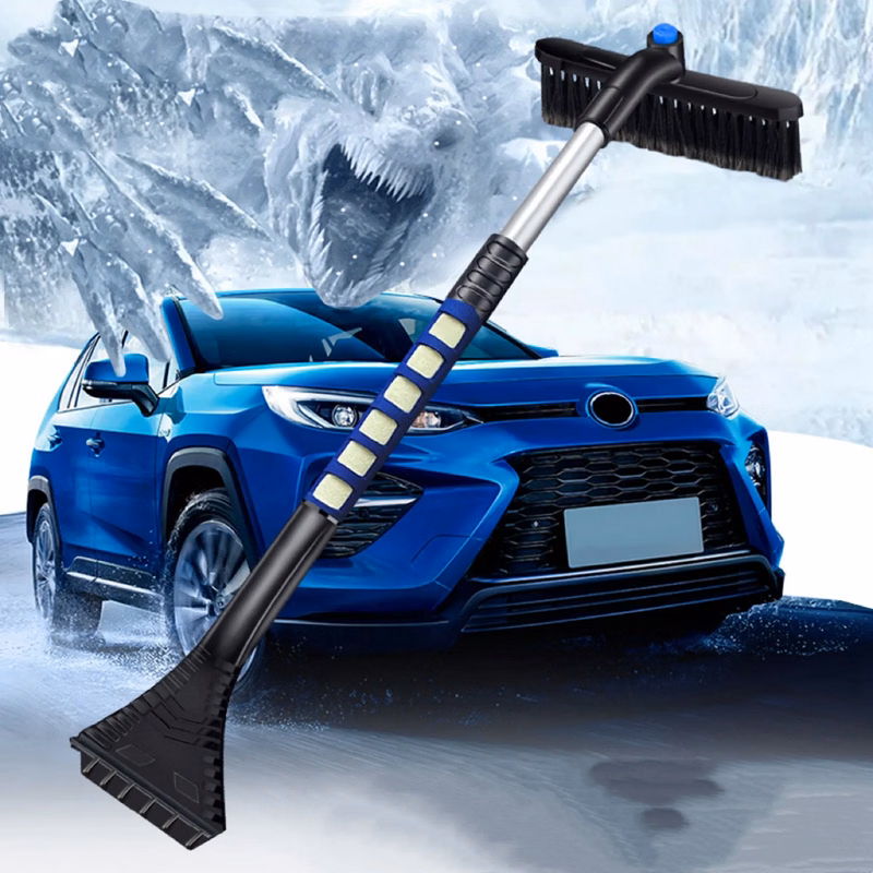 Snow Brush and Detachable Ice Scraper