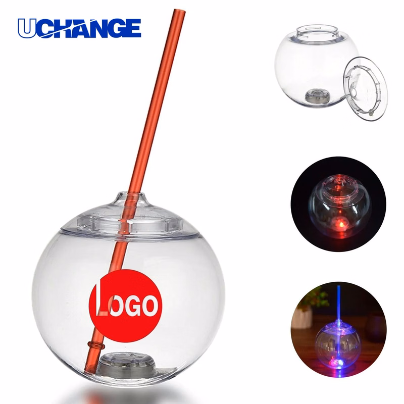 24oz Disco Ball Tumbler with Lid and Straw