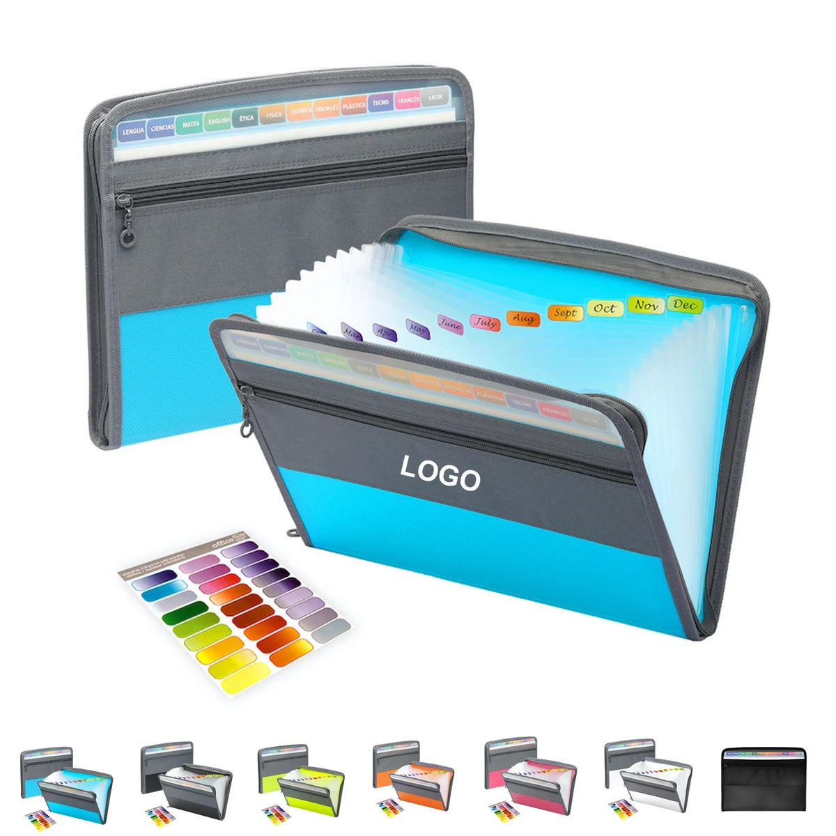 13 Pockets Expandable File Folder Organizer 1