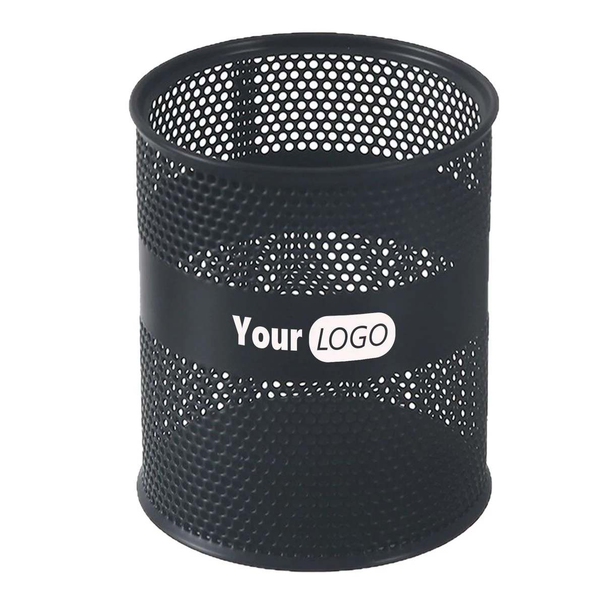 Round Metal Mesh Pen Holder 1