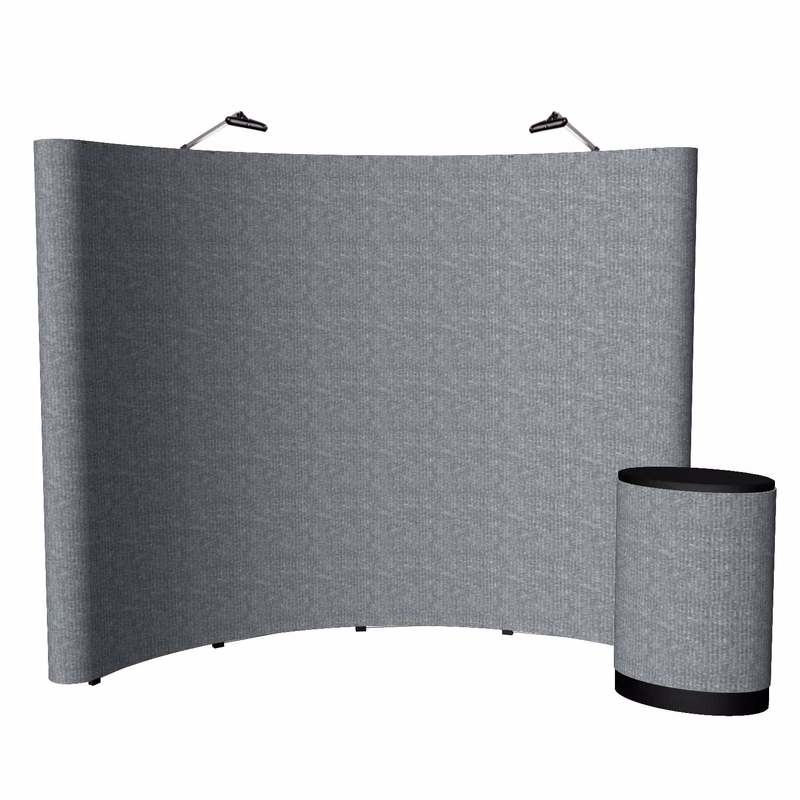 10' Echo Pop-Up Display Kit (Fabric with Lights)