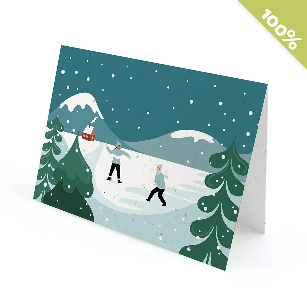 Winter Joy Business Holiday Cards 1