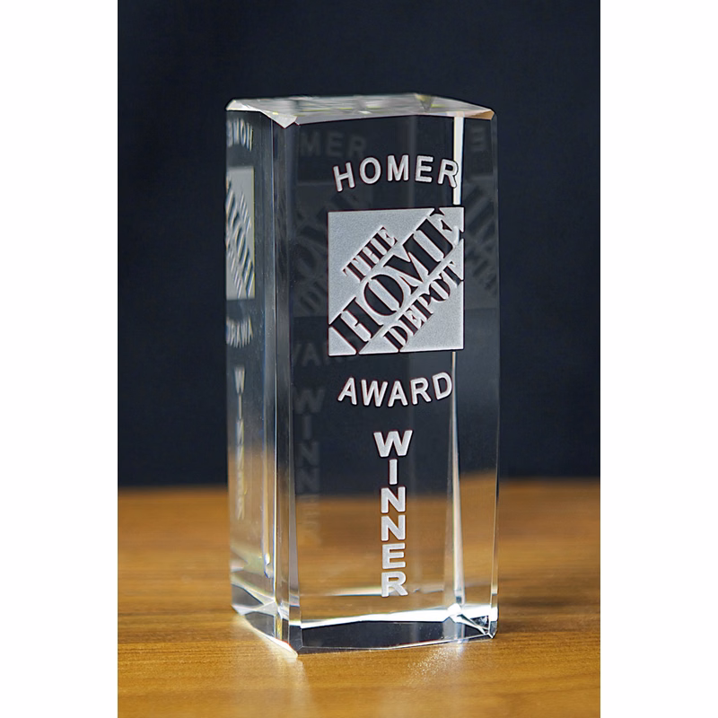 Crystal Mason Award (4"x2"x2")