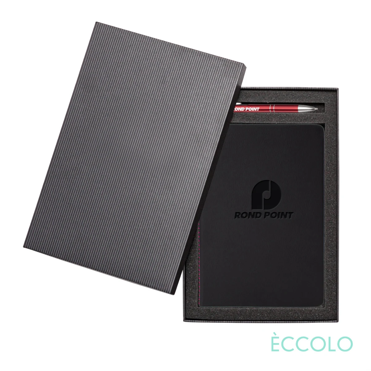 Eccolo® New Wave Journal/Clicker Pen Gift Set - (M) 1