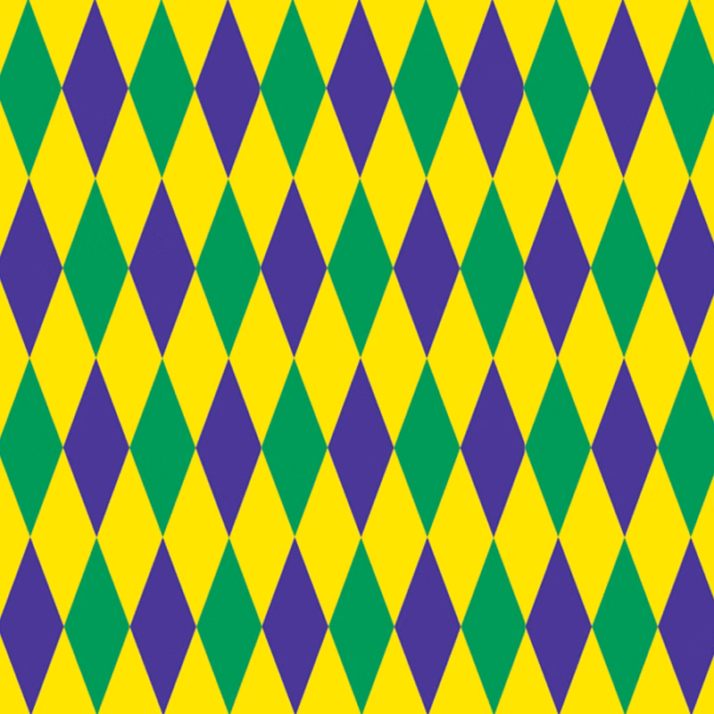 Mardi Gras Harlequin Backdrop