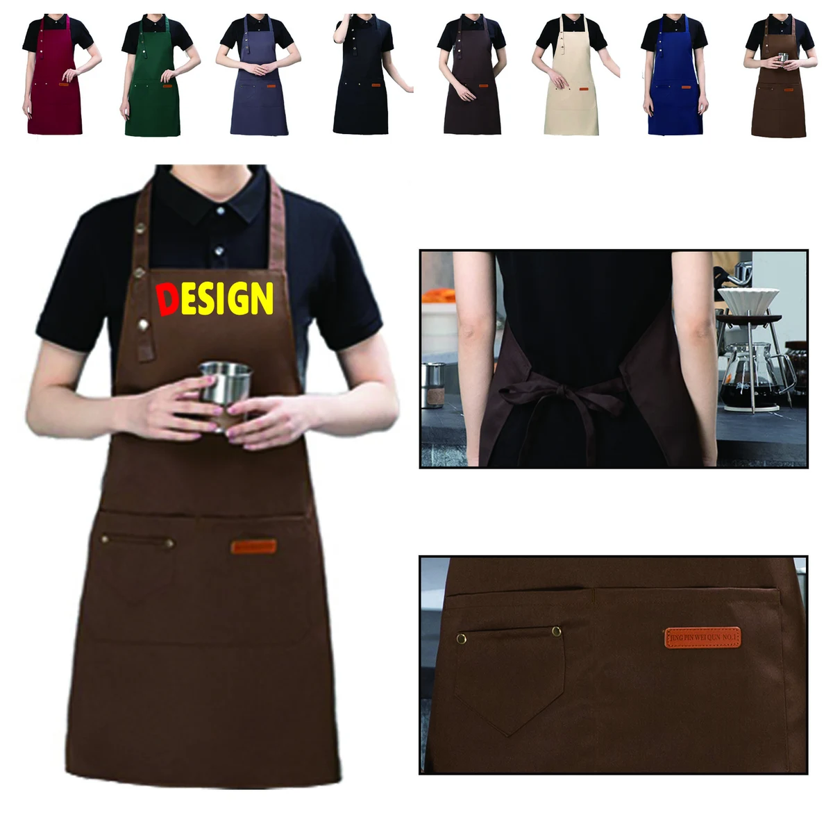 Full Color Durable Nylon Apron MOQ 20 1