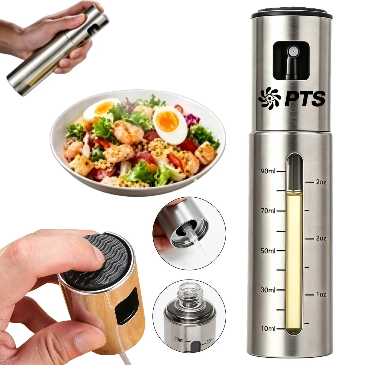 100ml Stainless Steel Oil Sprayer 1