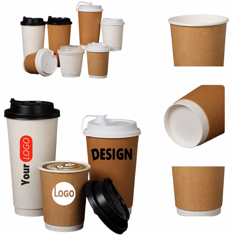 Spot Supply Custom Insulated Hot Drink Paper Cups
