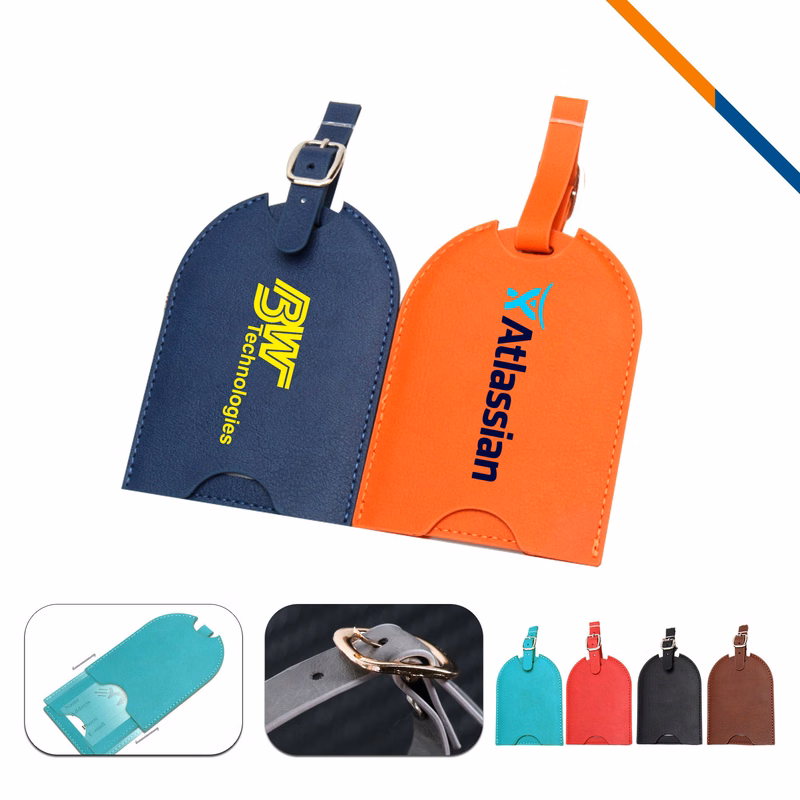 Travex PU Leather Luggage Tag