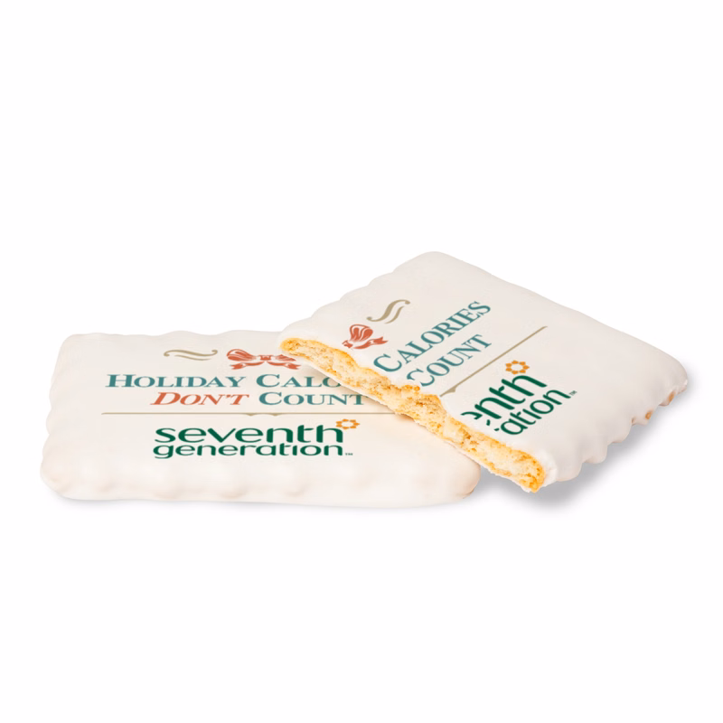 Iced Rectangle Cookie- Custom Logo